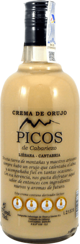 Kostenloser Versand | Sahnelikör Lebaniega Picos de Cabariezo Spanien 70 cl