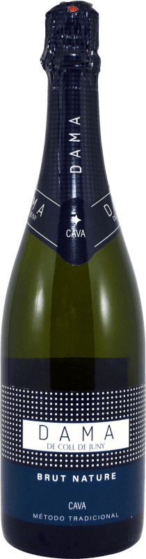 Бесплатная доставка | Белое игристое De Coll de Juny Dama Природа Брута D.O. Cava Каталония Испания 75 cl