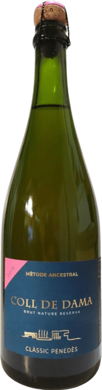 Envoi gratuit | Vin Mousseux Blanc De Coll de Juny Dama Brut Nature D.O. Cava Catalogne Espagne 75 cl