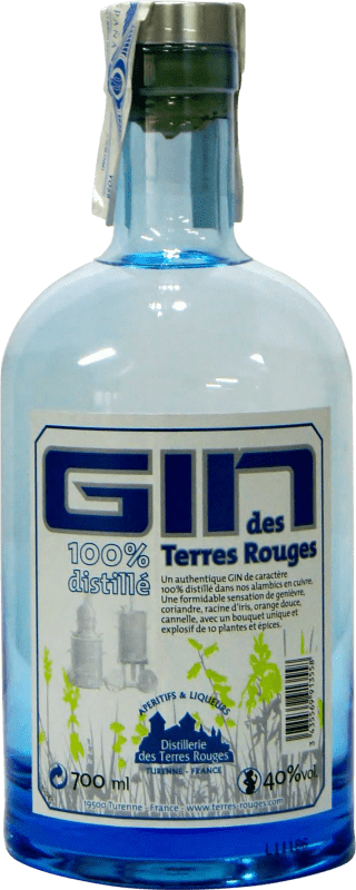 Envio grátis | Gin Terres Rouges França 70 cl