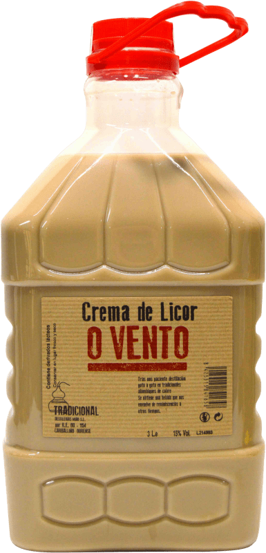 Spedizione Gratuita | Crema di Liquore Miño Orujo o Vento Spagna Caraffa 3 L