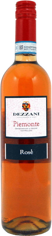 Kostenloser Versand | Rosé-Wein Dezzani Rose D.O.C. Piedmont Piemont Italien 75 cl