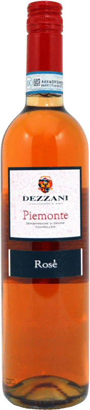 Бесплатная доставка | Розовое вино Dezzani Rosé — Розе D.O.C. Piedmont Пьемонте Италия 75 cl