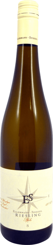 Бесплатная доставка | Белое вино Ellermann-Spiegel Q.b.A. Pfälz Пфальце Германия Riesling 75 cl