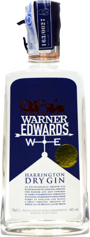 Envío gratis | Ginebra Gin Falls Farm Warner Edwards Harrington Reino Unido 70 cl