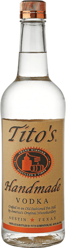 Free Shipping | Vodka Fifth Generation Tito's Handmade United States 1 L