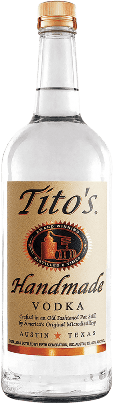 25,95 € | 伏特加 Fifth Generation Tito's Handmade 美国 1 L