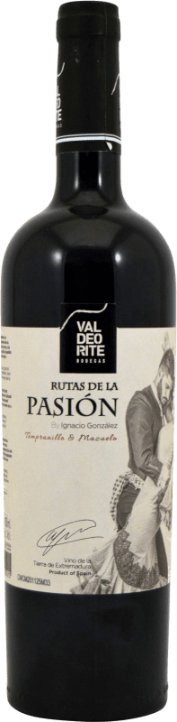 Free Shipping | Red Wine Ignacio González Rutas de la Pasión I.G.P. Vino de la Tierra de Extremadura Estremadura Spain Tempranillo, Mazuelo 75 cl