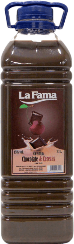 Free Shipping | Spirits La Fama Crema de Chocolate y Cerezas Spain Carafe 3 L