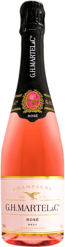 48,95 € | 玫瑰气泡酒 G.H. Martel Rosé 香槟 A.O.C. Champagne 香槟酒 法国 75 cl