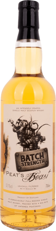 Free Shipping | Whisky Single Malt Peat's Beast Batch Strength United Kingdom 70 cl