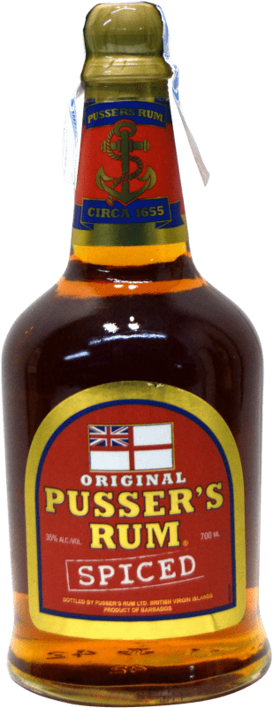 免费送货 | 朗姆酒 Pusser's Rum Spiced 巴巴多斯 70 cl