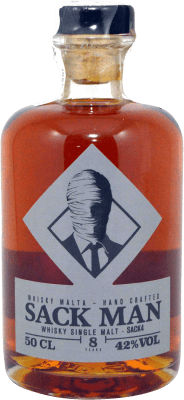 Kostenloser Versand | Whiskey Single Malt Sack Man Sack 4 Spanien 8 Jahre Medium Flasche 50 cl