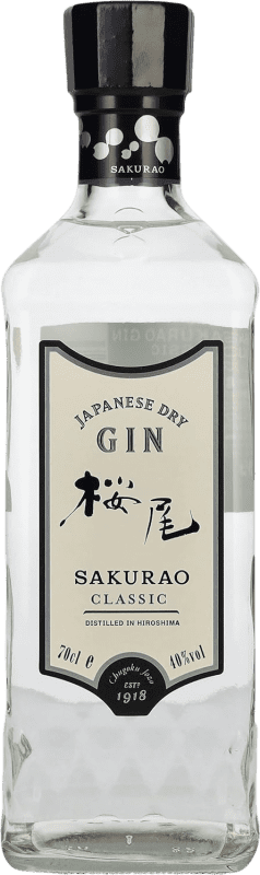 Free Shipping | Gin Sakurao Classic Japanese Gin Japan 70 cl