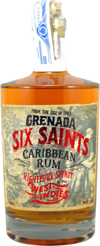 Бесплатная доставка | Ром Six Saints Caribbean Rum 70 cl