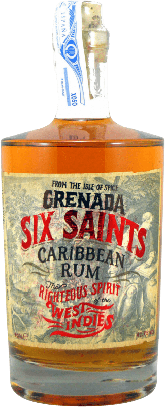 Free Shipping | Rum Six Saints Caribbean Rum Grenada 70 cl