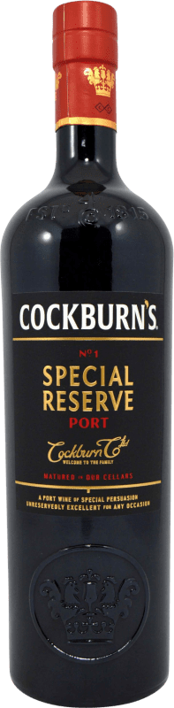22,95 € Spedizione Gratuita | Vino Liquoroso Cockburn's Nº 1 Speciale Riserva I.G. Porto