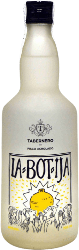 Envio grátis | Aguardente Pisco Tabernero La Botija Acholado Peru 70 cl