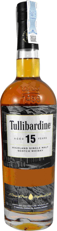 Envoi gratuit | Single Malt Whisky Tullibardine Royaume-Uni 15 Ans 70 cl