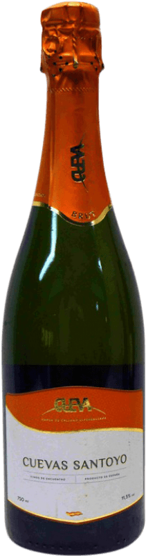 Envio grátis | Espumante branco Viñedos y Reservas Cuevas Santoyo Brut D.O. Cava Catalunha Espanha Macabeo, Airén 75 cl