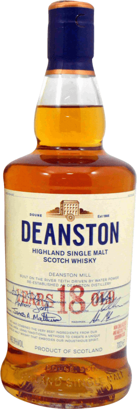 Kostenloser Versand | Single Malt Whisky Deanston Großbritannien 18 Jahre 70 cl