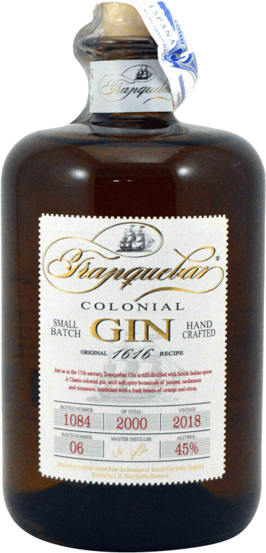 31,95 € 送料無料 | ジン A.H. Riise Tranquebar Colonial Gin