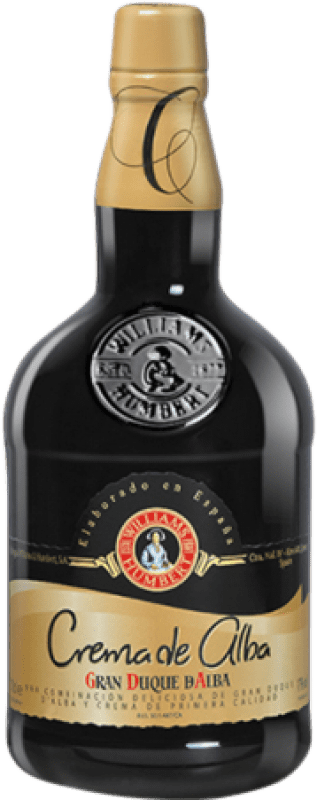 21,95 € Spedizione Gratuita | Crema di Liquore Williams & Humbert Crema de Alba Gran Duque de Alba. Esemplare da collezione non adatto al consumo Bottiglia Terzo 35 cl