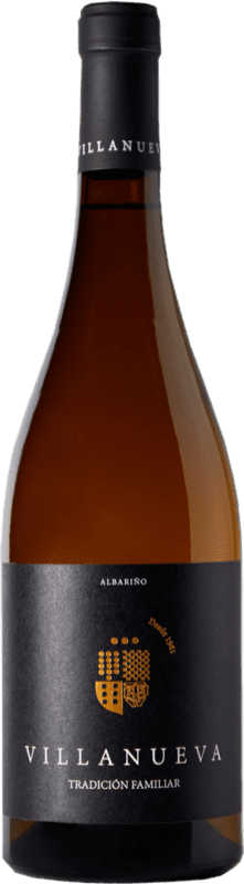 9,95 € | Vinho branco Pazo as Barreiras Villanueva D.O. Rías Baixas Galiza Espanha Albariño 75 cl