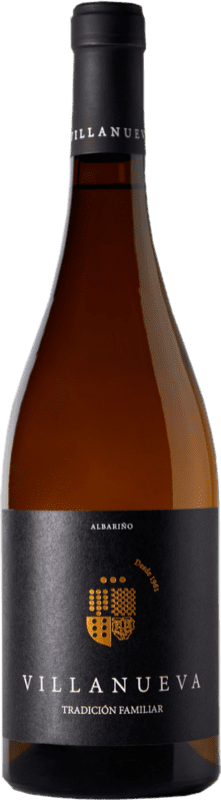 Envío gratis | Vino blanco Pazo as Barreiras Villanueva D.O. Rías Baixas Galicia España Albariño 75 cl