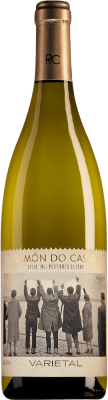 Envío gratis | Vino blanco Ramón do Casar D.O. Ribeiro Galicia España Godello, Treixadura, Albariño 75 cl