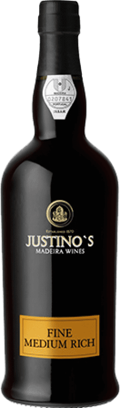 17,95 € 免费送货 | 强化酒 Justino's Madeira Fine Medium Rich I.G. Madeira 3 岁