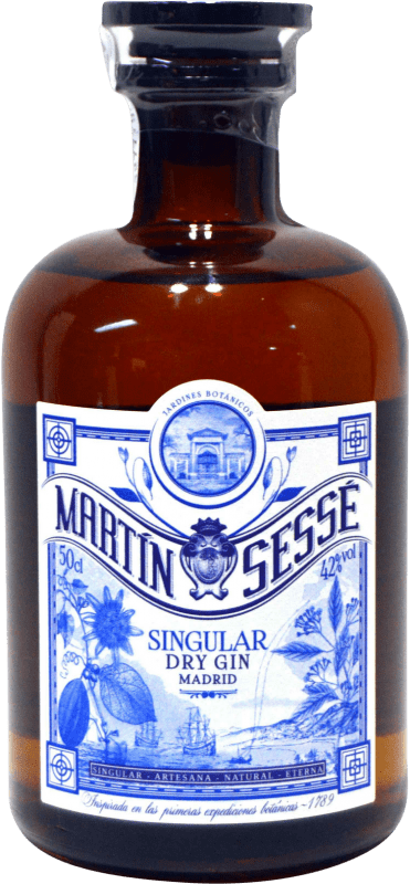55,95 € 免费送货 | 金酒 Gin Singular Artesanos Martín Sesse 中瓶装 50 cl