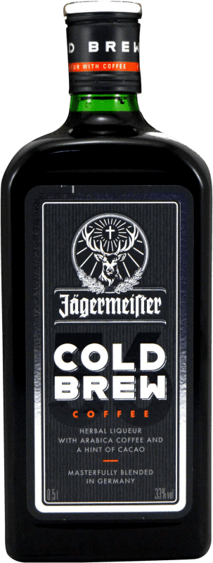 Free Shipping | Herbal liqueur Mast Jägermeister Cold Brew Coffee Germany Medium Bottle 50 cl