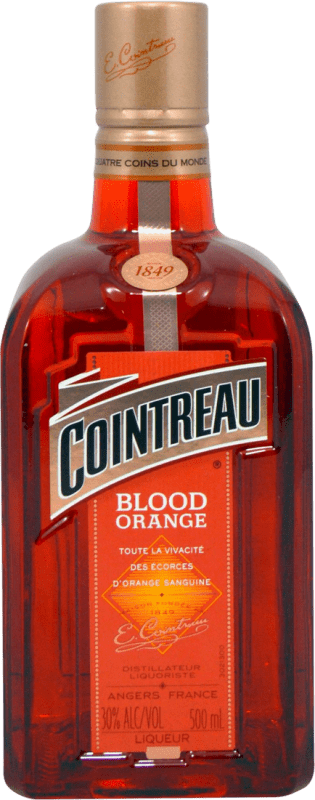 免费送货 | 三重秒 Cointreau Blood Orange 法国 瓶子 Medium 50 cl