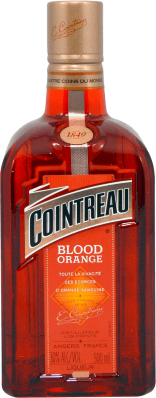 16,95 € Free Shipping | Triple Dry Cointreau Blood Orange Medium Bottle 50 cl