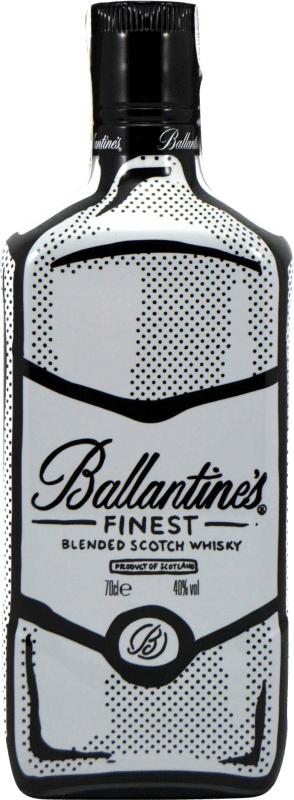19,95 € Free Shipping | Whisky Blended Ballantine's Edición Joshua Vides United Kingdom Bottle 70 cl