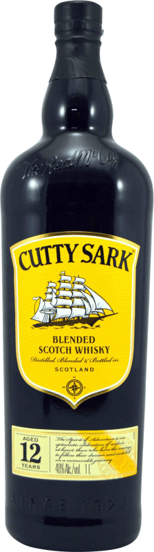 Free Shipping | Whisky Blended Cutty Sark United Kingdom 12 Years 1 L