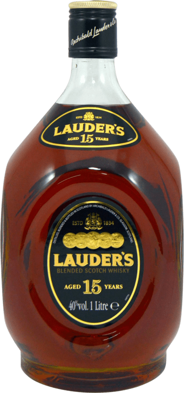 Envoi gratuit | Whisky Blend Lauder's Royaume-Uni 15 Ans 1 L