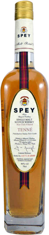 Kostenloser Versand | Whiskey Single Malt Speyside Spey Tenné Großbritannien 70 cl