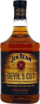 Bourbon Jim Beam Devil's Cut Missile Bottle 1 L