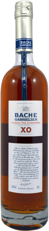 Free Shipping | Cognac Bache Gabrielsen X.O. A.O.C. Cognac France 70 cl