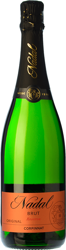 16,95 € | Blanc mousseux Nadal Original Brut Réserve D.O. Cava Catalogne Espagne Macabeo, Xarel·lo, Parellada 75 cl