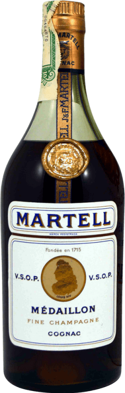 39,95 € | 干邑白兰地 Martell 1970's VSOP Very Superior Old Pale — 特优陈年淡色 A.O.C. Cognac 法国 双大瓶 — Jeroboam-Double Magnum 3 L 收藏品 不可食用