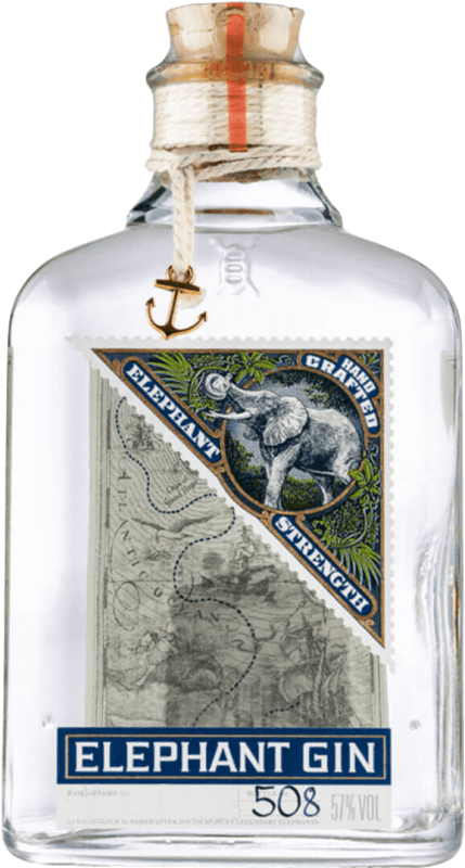 Envoi gratuit | Genièvre Gin Elephant Cask Strength — Brut de Fût Allemagne Bouteille Medium 50 cl