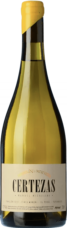 Free Shipping | White wine Michelini i Mufatto Certezas I.G. Mendoza Mendoza Argentina Sémillon 75 cl