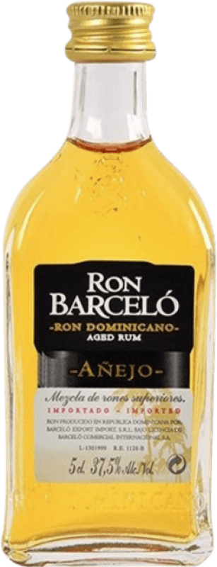 3,95 € 免费送货 | 朗姆酒 Barceló Añejo — 陈年 小瓶装 5 cl