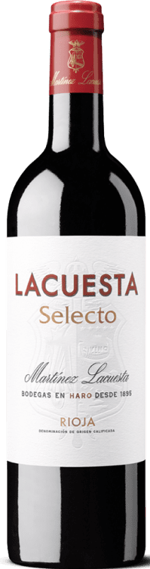 Бесплатная доставка | Красное вино Martínez Lacuesta Selecto молодое D.O.Ca. Rioja Ла-Риоха Испания Tempranillo — Темпранильо, Graciano — Грасиано, Mazuelo — Масуэло 75 cl Бесплатная доставка | Красное вино Martínez Lacuesta Selecto молодое D.O.Ca. Rioja Ла-Риоха Испания Tempranillo — Темпранильо, Graciano — Грасиано, Mazuelo — Масуэло 75 cl