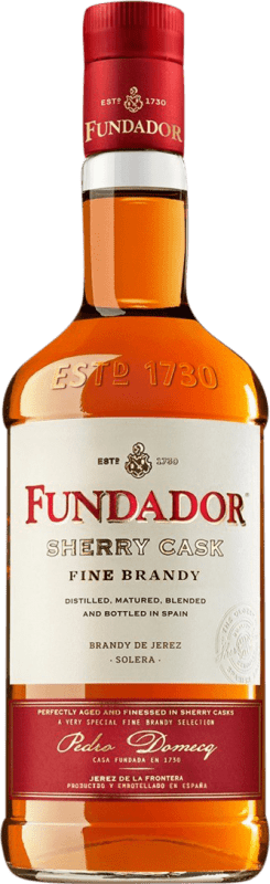 26,95 € 免费送货 | 白兰地 Pedro Domecq Fundador Sherry Cask D.O. Jerez-Xérès-Sherry