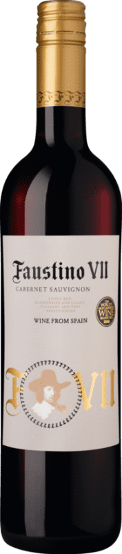 7,95 € Бесплатная доставка | Красное вино Faustino VII молодое D.O.Ca. Rioja