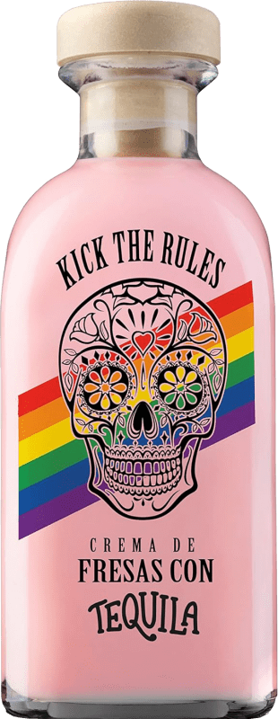 19,95 € Kostenloser Versand | Tequila Lasil Kick The Rules Crema de Fresas con Tequila Pride Edition